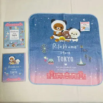 리락쿠마 타월 도쿄 스토어 디자인 팬더
