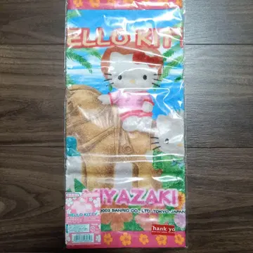 [레어템] 헬로키티 고토치키티 미야자키 한정판 하니와 레어 핸드 타월