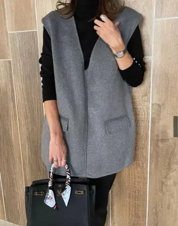 [ 새상품급 24시간 이내 발송! ] pbselect 울 베스트 그레이