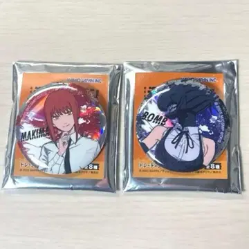 체인소 맨 메탈릭 캔뱃지 마키마 레제 봄 굿즈 홀로그램