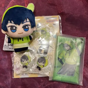 블루 록 남코 아크릴 스탠드 이사기 요이치 4점 모음 세트