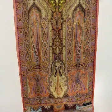 새상품급 에트로 실크 100% 페이즐리 무늬 스톨 스카프 ETRO 숄