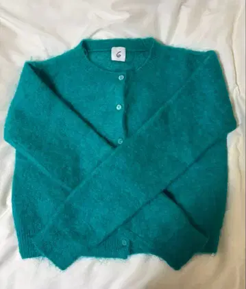 6 roku 모헤어 니트 가디건