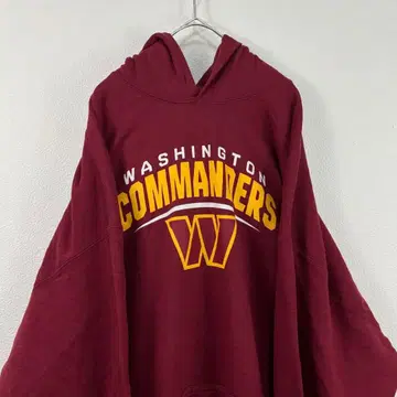 00s Y2K NFL 칼리지 후드티 버건디