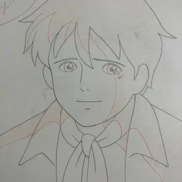 로미오 파랑 하늘 알프레도 직필 동영상 셀화 초안