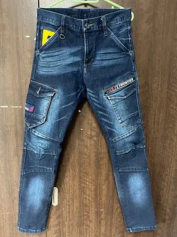 다크 블루 카고 팬츠 스트레치