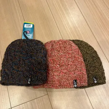 ICE WEAR 손뜨개질 니트 모자 3개 세트