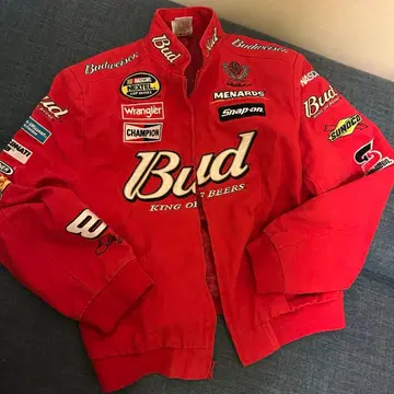 Budweiser 점퍼 빨간색 구제 의류