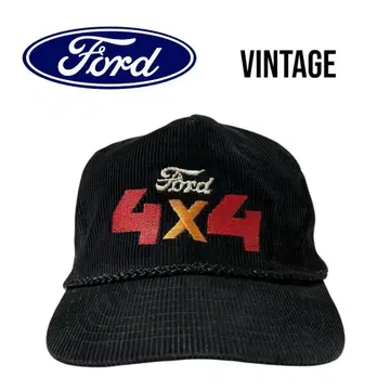 초레어 Ford 포드 4 x 4 자수 코듀로이 캡 빈티지