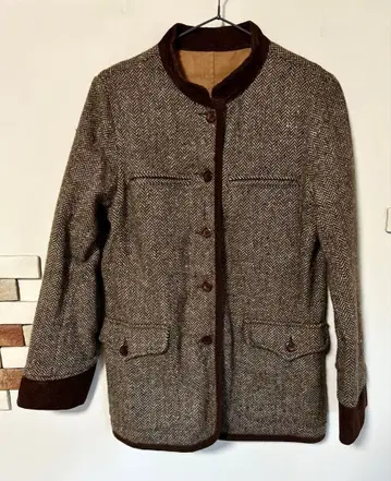 프랑스제 ARMEN 리버서블 노카라 자켓 (배송비 포함)