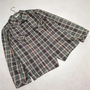 빅 사이즈 [프레뮤라] PREMURA (LL) 셔츠 블라우스 체크 무늬