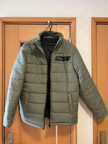 FILA 올리브 그린 다운 자켓