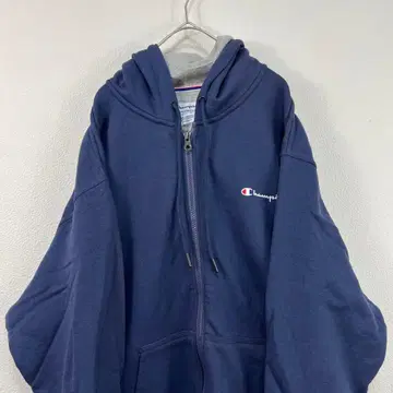00s 챔피온 champion 지퍼 후드티 네이비
