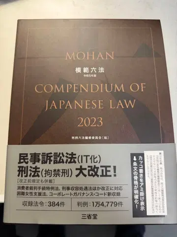 모범육법 2023 레이와 5년판