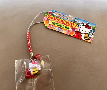 레어 [ 지역 한정 키티 ] 나가사키 한정판 튤립 하치 네즈케 스트랩
