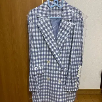 HONEY M HONEY 체크 무늬 테일러드 자켓