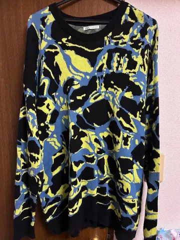 ZARA 코튼 니트 스웨터 XL