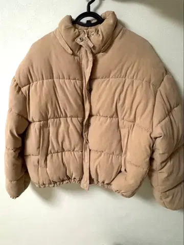 숏 다운 자켓 탈부착 후드 부착