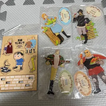 왕실 서열 랭킹 아크릴 스탠드 우드 디오라마