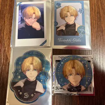 니지산지 엑스 알비오 윈터 데이트 폴라로이드 캔뱃지 특전