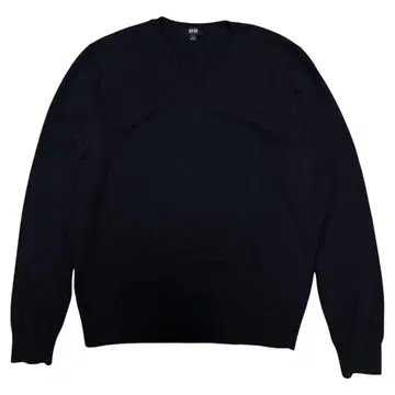 UNIQLO 유니클로 캐시미어 V넥 스웨터 (긴팔) 네이비 남성용 M