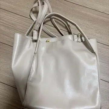 베이지 숄더백 3 포켓