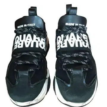 디스퀘어드 스니커즈 사이즈 41 블랙