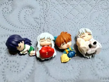 이누야샤 네무라세타이 가챠가챠 전 4종 이누야샤 카고메 칠보 셋쇼마루