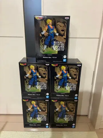 드래곤볼 Z 피규어 베지트 History Box 5체 세트