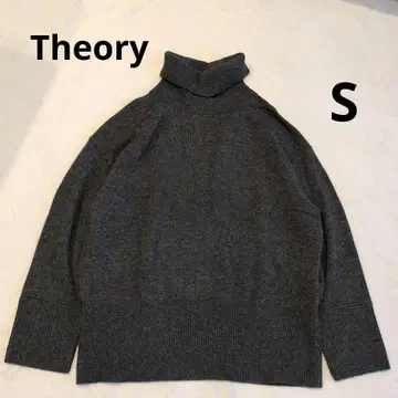 띠어리 캐시미어 터틀넥 니트 그레이