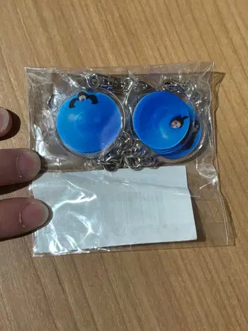 미개봉 새상품 파랑 동그라미 AG 키링