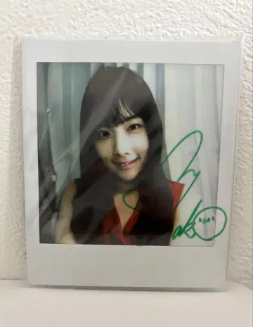 미사키 나코 친필 사인 폴라로이드