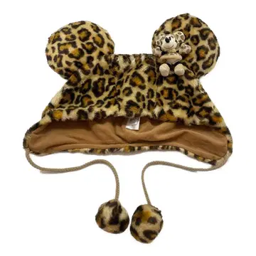 레오파드 무늬 팬캡