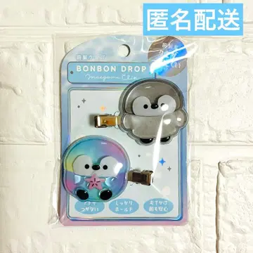 펭귄 모자 꽁지 드롭 앞머리 클립 스미다 수족관 정품 쿠리아