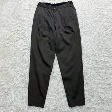 현행 THE RERACS 허리밴딩 플리츠 슬랙스 사이즈 38