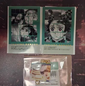 카마도 탄지로 프레이즈 카드 인연 아크릴 참 3개 세트