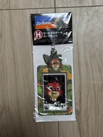 주토피아 닉 와일드 카드 홀더 해피 복권