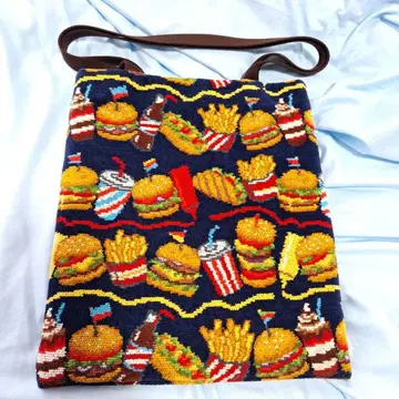 [ 미사용 ] FEILER 페이러 버거샵 토트백