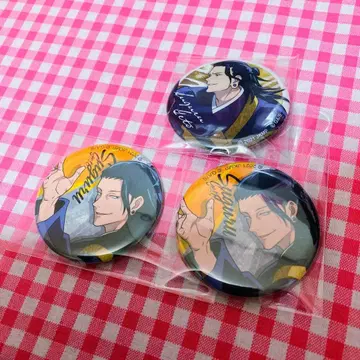 주술회전 주술회전0 게토 로손 캔뱃지 대교류전 캔뱃지