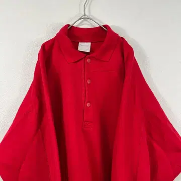 치타 맨투맨 피케 셔츠 빨간색