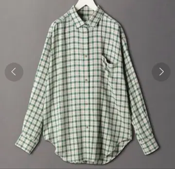 roku 6 로쿠 체크 셔츠 플란넬 셔츠