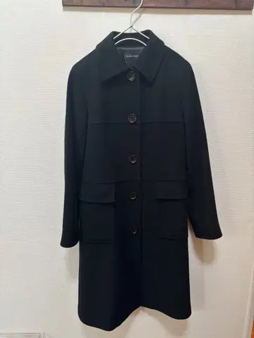 GLASS HEART 블랙 롱 코트