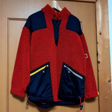 adabat 빨간색 플리스 자켓