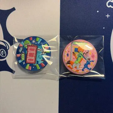 디즈니 자수 캔뱃지 2 주토피아 몬스터 주식회사