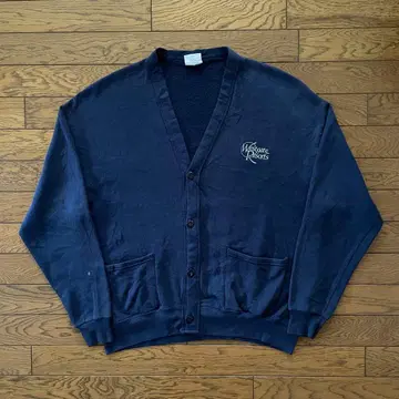 90s 00s JERZEES 맨투맨 가디건 네이비 기업 로고