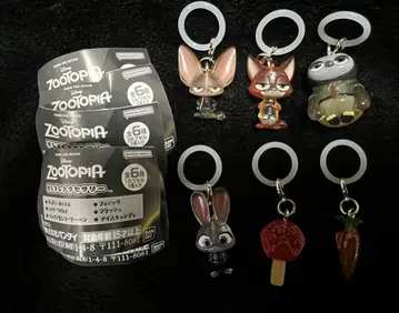 주토피아 메지루시 액세서리 전 6종 컴플리트 세트