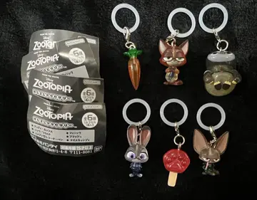 주토피아 메지루시 액세서리 전 6종 컴플리트 세트