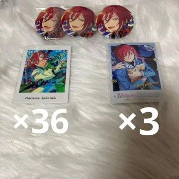 앙스타 사카사키 나츠메 캔뱃지 파샤츠 묶음 판매