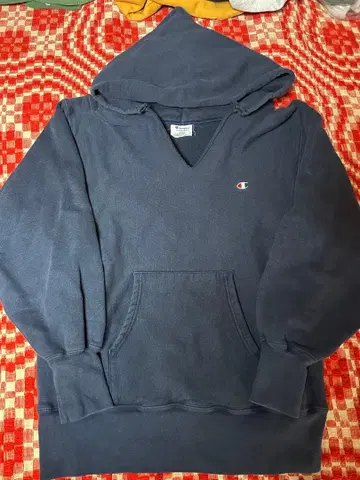 80년대 중기 챔피온 리버스 위브 후드티 네이비