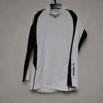 미즈노 언더 긴팔 셔츠 화이트/블랙